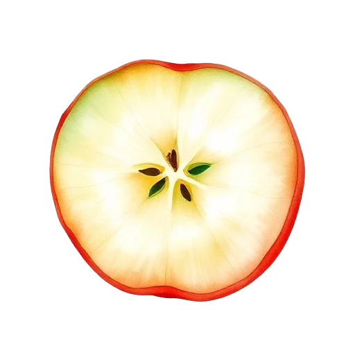 Apfel gefriergetrocknet